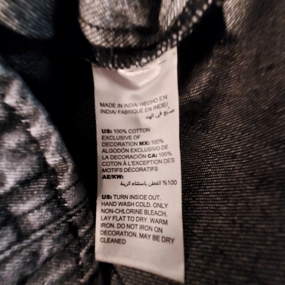 Chicos Demin Black Womens Jacket - Picture 6 of 9